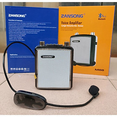 Máy trợ giảng Zansong M88 kèm micro không dây ( Hàng Chính Hãng )