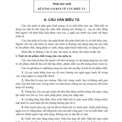 Tuyển Chọn Những Bài Văn Miêu Tả 2