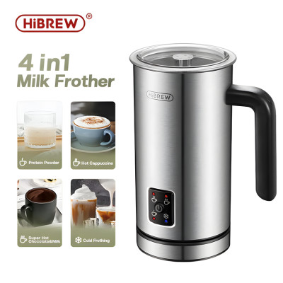 Máy tạo bọt sữa Nóng và Lạnh 4 trong 1 Thương hiệu Mỹ cao cấp HiBREW - M3A - HÀNG NHẬP KHẨU