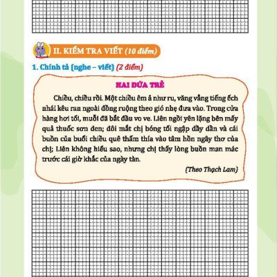 Bộ Đề Kiểm Tra Tiếng Việt Lớp 3 - Tập 2