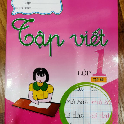 Sách - Combo Tập Viết Lớp 1 - Tập 1 + 2 (Theo Chương Trình Tiểu Học Mới)