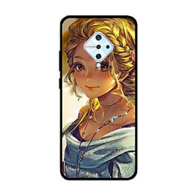 Ốp Lưng in cho Vivo S1 Pro/ Vivo V17 Mẫu Cô Gái Tóc Vàng - Hàng Chính Hãng