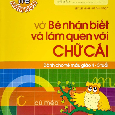 Bộ Tủ Sách Bé Vào Lớp Một - Chuẩn Bị Cho Bé Vào Lớp 1 (Dành Cho Bé 4-5 Tuổi) (Bộ Túi 6 Cuốn)