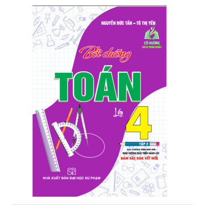 Sách - Combo Bồi Dưỡng Toán Lớp 4 - Tập 1 + 2 (Bám Sát SGK Kết Nối)