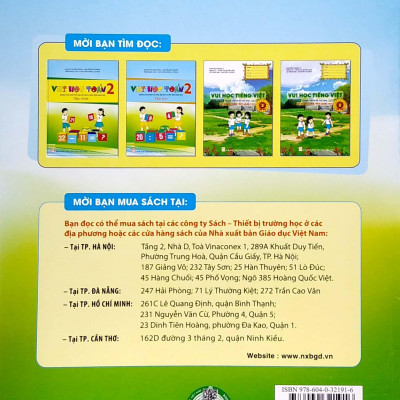 Vui Học Toán Lớp 2 - Tập 2 (Dành Cho Buổi Thứ Hai - Bộ Sách Chân Trời Sáng Tạo) (Tái Bản 2022)
