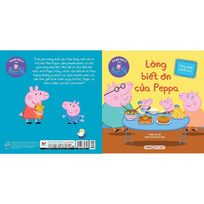 Sách - Truyện Tranh Thế Giới Diệu Kì Của Peppa Pig - Lòng Biết Ơn Của Peppa - Tân Việt Books
