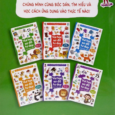 Vui Học Sơ Đồ Tư Duy: Sách Bóc Dán - Thỏa Sức Sáng Tạo