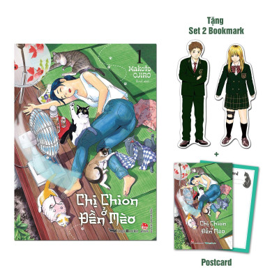 Chị Chion Ở Đền Mèo - Tập 1 - Tặng Kèm 2 Bookmark + 1 Postcard