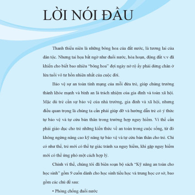 Kỹ Năng An Toàn Cho Học Sinh, Quyển 6 - Vietnambook