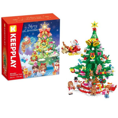 Đồ Chơi Lắp Ráp Chủ Đề Giáng Sinh - Wonder Christmas Tree - Keepplay K29801 (902 Mảnh Ghép)