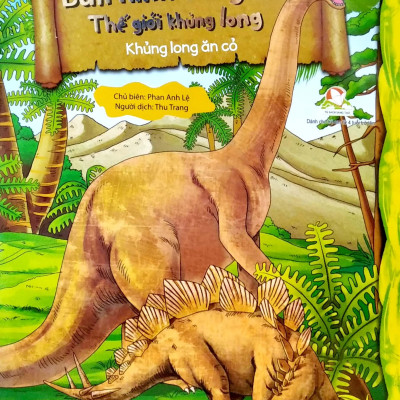 Dán Hình Sáng Tạo - Thế Giới Khủng Long - Khủng Long Ăn Cỏ