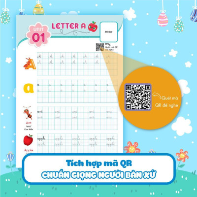 Sách - Luyện Viết Chữ Đẹp Tiếng Anh - My Phonics Grade 1 - Megabook
