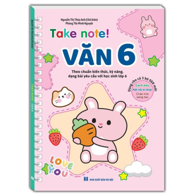 Sách - Take Note - Văn 6 + Sổ Tay Ngữ Pháp Tiếng Anh - Combo 2 Cuốn - Minh Thắng