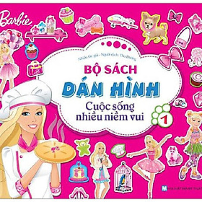 Barbie Bộ Sách Dán Hình Cuộc Sống Nhiều Niềm Vui - Tập 1