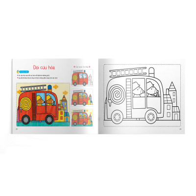 Bé tập tô màu (Tập 4) - Dành cho trẻ 3-6 tuổi