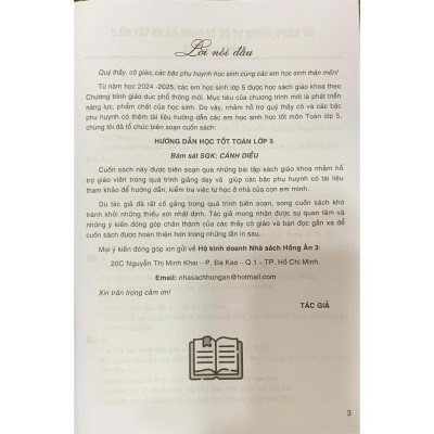 Hướng Dẫn Giải Bài Tập Toán 5 - Tập 1 (Dùng kèm SGK Cánh Diều) (HA-MK)