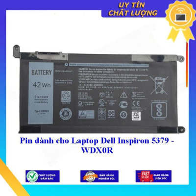 Pin dùng cho Laptop Dell Inspiron 5379 - WDX0R - Hàng Nhập Khẩu New Seal