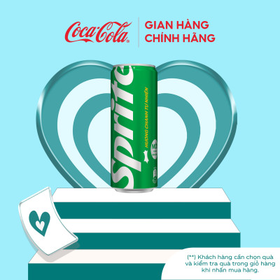 Lốc 6 Lon Nước Ngọt Giải Khát Có Gas Sprite Hương Chanh 320ml/Lon Coca-Cola Official Store_TK