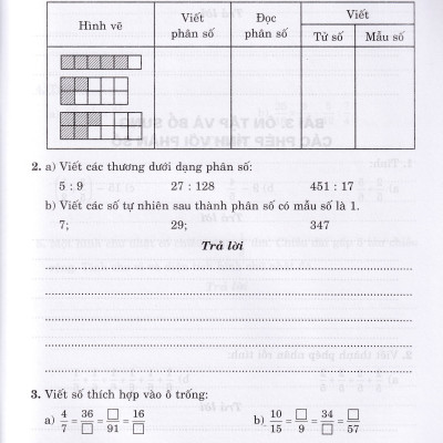 Vở bài tập nâng cao toán 5 - Tập 1 - Chân trời sáng tạo