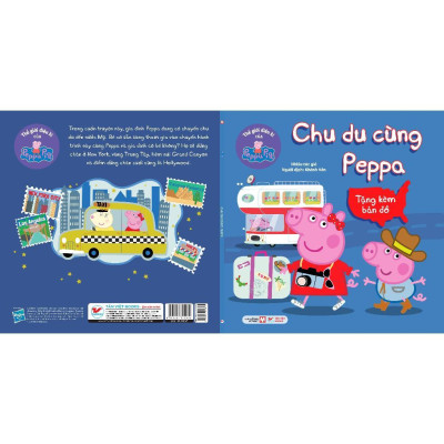 Sách - Truyện Tranh Thế Giới Diệu Kì Của Peppa Pig - Chu Du Cùng Peppa - Tân Việt Books