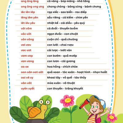Vở Luyện Viết Hạ Cỡ Chữ Chữ Ô Li Nhỏ - Quyển 3: Vần (MEGA)