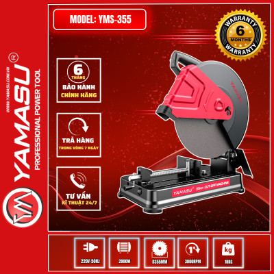 MÁY CẮT SẮT 2800W 355MM YMS-355 YAMASU - HÀNG CHÍNH HÃNG