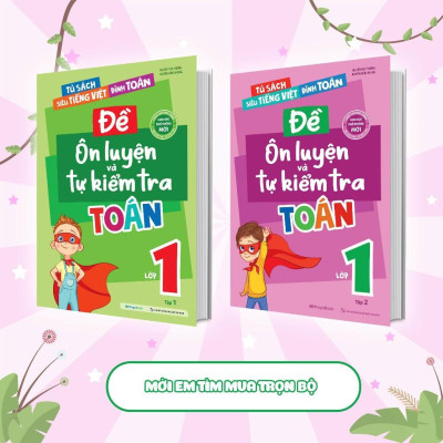 Sách - Đề Ôn Luyện Và Tự Kiểm Tra Toán Lớp 1 - Tập 2 - Megabook