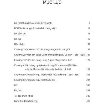 Lịch Sử Chữ Quốc Ngữ 1615-1919