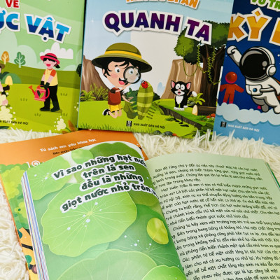Sách- Những bí ẩn về Thực Vật trong bộ 10 Vạn Câu Hỏi Vì Sao - Tủ sách Em yêu Khoa học (Phiên bản mới nhất)