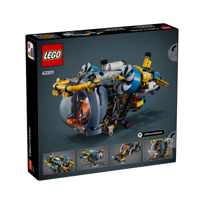 Đồ Chơi Lắp Ráp Tàu Ngầm Nghiên Cứu Biển Sâu LEGO TECHNIC 42201 (413 chi tiết)