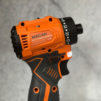 Máy Bắt Vít Chạy Pin MACAN 6118 Động Cơ Không Chổi Than Bền Bỉ Và Mạnh Mẽ, Dây Đồng Nguyên Chất