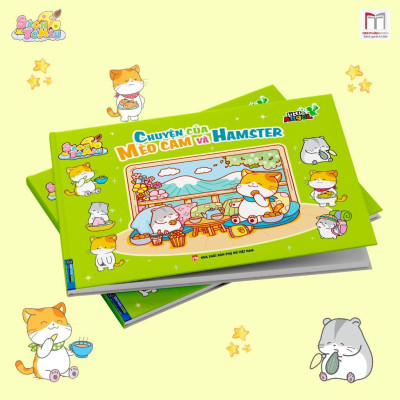 Sách Tô Màu - Baby Three 12 Con Giáp + Capybara Và Mèo Cam + Thị Trấn Nhỏ + Tết Và Lễ Hội + Mèo Cam Và Hamster - Combo 5 Cuốn - Minh Thắng