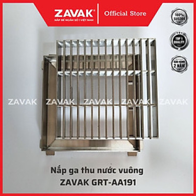 Rãnh Thoát nước vuông Inox 304 ZAVAK Grating GRT-AA191