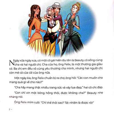 Sách - Truyện Cổ Tích Hay Nhất Thế Giới - Người Đẹp Và Quái Vật - Beauty And The Beast