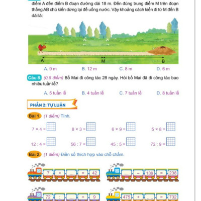 Sách - Đề Kiểm Tra Toán 3 - Học kì 1 - Kết Nối