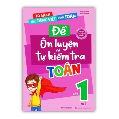 Sách - Combo 2 cuốn Đề ôn luyện và tự kiểm tra Toán lớp 1 - tập 1 + 2 (MG)