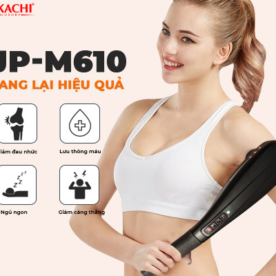 Máy massage cầm tay hồng ngoại OKACHI LUXURY JP-M610 (màu đen) 