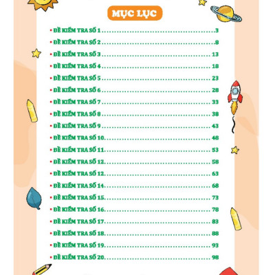 Sách - Combo Bộ đề kiểm tra Tiếng Việt lớp 3 tập 1 + 2