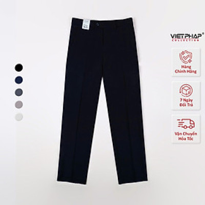 Quần Tây Nam VIỆT PHÁP Form Classic Không Ly Chất liệu Cao Cấp Chống Nhăn, Độ Bền Cao 33009