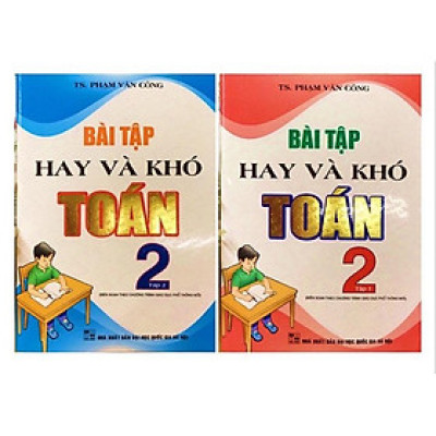Sách - Combo Bài tập hay và khó toán 2