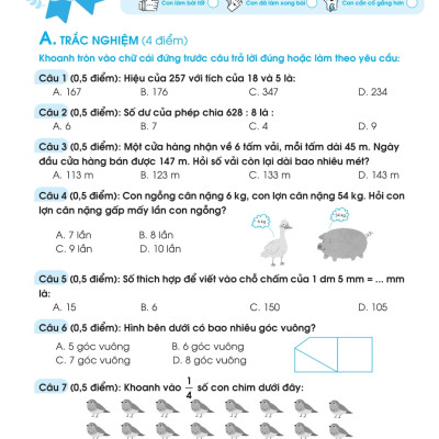 Bộ Đề Ôn Luyện Và Kiểm Tra Toán 3 - MEGA