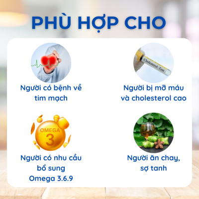 Viên nang dầu hạt sachi inchi bổ sung omega 3-6-9 lọ 60 viên