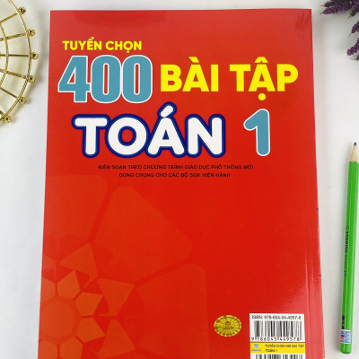 Sách - Tuyển Chọn 400 Bài Tập Toán 1 - Biên soạn theo chương trình GDPT mới - ndbooks