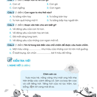 Đề Ôn Luyện Và Tự Kiểm Tra Tiếng Việt Lớp 1 - Tập 2