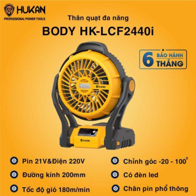 THÂN QUẠT CHẠY PIN 21V BODY HK-LCF2440I HUKAN - HÀNG CHÍNH HÃNG