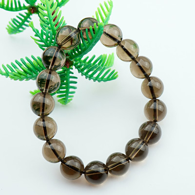 Vòng Tay Đá Thạch Anh Khói Smoky Quartz Tự Nhiên 12mm 17 hạt