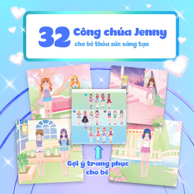 Sách thời trang Công chúa Jenny