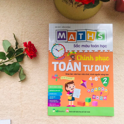 BỘ 2 CUỐN  CHINH PHỤC TOÁN TƯ DUY 4-6 Maths – Sắc màu Toán học:  +, Level 1