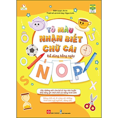 Tô Màu Nhận Biết Chữ Cái- Đồ Dùng Hằng Ngày