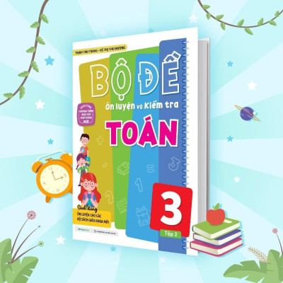 Sách - Bộ Đề Ôn Luyện Và Kiểm Tra Toán Và Tiếng Việt Lớp 3 - Combo 4 Cuốn - Megabook